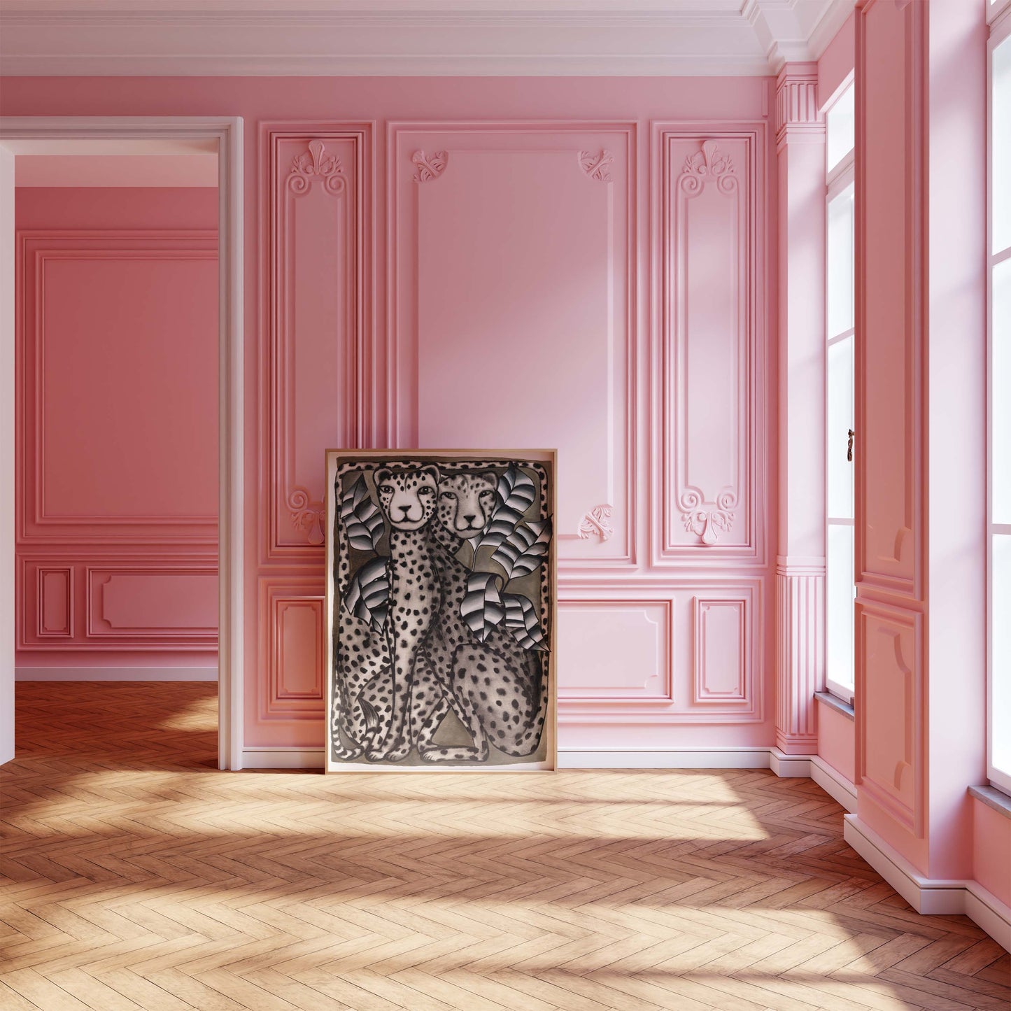 Leopard of Endless Horizons Art Print